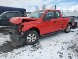 Salvage cars for sale at Central Square, NY auction: 2015 Ford F150 Super Cab