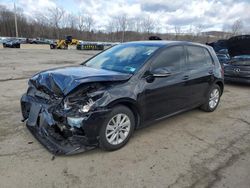 Salvage cars for sale at Marlboro, NY auction: 2017 Volkswagen Golf S