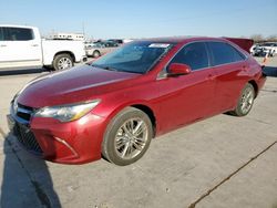 Salvage cars for sale at Grand Prairie, TX auction: 2016 Toyota Camry LE