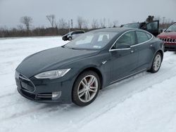 Salvage cars for sale at Central Square, NY auction: 2014 Tesla Model S