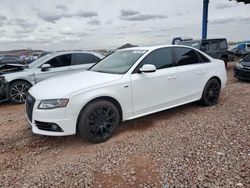 Salvage cars for sale at Phoenix, AZ auction: 2012 Audi A4 Premium Plus