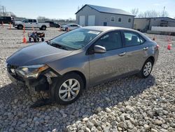 Salvage cars for sale at Barberton, OH auction: 2016 Toyota Corolla L