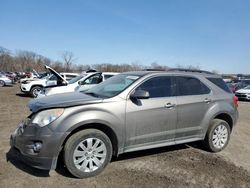 Chevrolet salvage cars for sale: 2011 Chevrolet Equinox LT