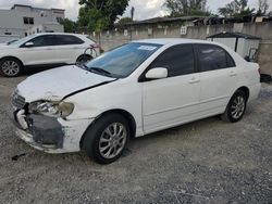 Salvage cars for sale at Opa Locka, FL auction: 2005 Toyota Corolla CE