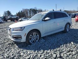 Salvage cars for sale at Mebane, NC auction: 2018 Audi Q7 Prestige