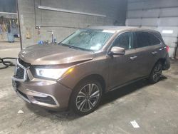 Salvage cars for sale at Angola, NY auction: 2019 Acura MDX Technology