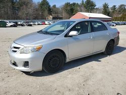 Salvage cars for sale at Mendon, MA auction: 2011 Toyota Corolla Base