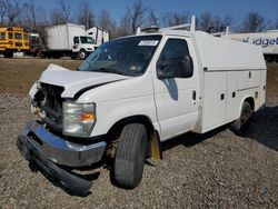 Salvage trucks for sale at West Mifflin, PA auction: 2010 Ford Econoline E350 Super Duty Cutaway Van