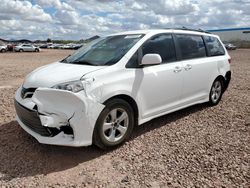 Carros salvage sin ofertas aún a la venta en subasta: 2018 Toyota Sienna LE