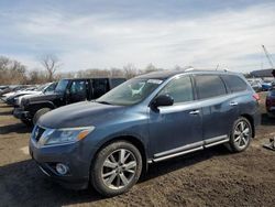 Salvage cars for sale at Des Moines, IA auction: 2014 Nissan Pathfinder S