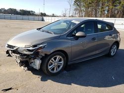 Salvage cars for sale at Dunn, NC auction: 2017 Chevrolet Cruze LT