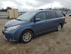 Salvage cars for sale at Newton, AL auction: 2016 Toyota Sienna XLE