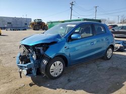 Salvage cars for sale at Chicago Heights, IL auction: 2024 Mitsubishi Mirage ES