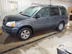 Salvage cars for sale at York Haven, PA auction: 2005 Honda Pilot EXL