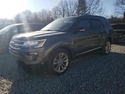 Salvage cars for sale at North Billerica, MA auction: 2018 Ford Explorer XLT