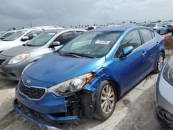 Salvage cars for sale at Arcadia, FL auction: 2015 KIA Forte EX