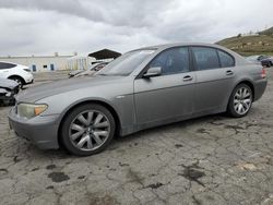 Salvage cars for sale at Colton, CA auction: 2004 BMW 745 I