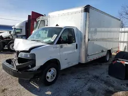 Salvage trucks for sale at Fort Wayne, IN auction: 2021 GMC Savana Cutaway G3500