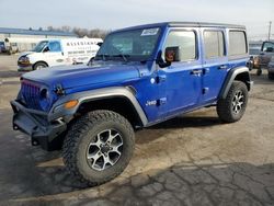 Salvage cars for sale at Pennsburg, PA auction: 2018 Jeep Wrangler Unlimited Sport