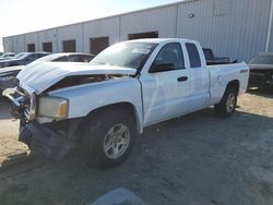 Salvage cars for sale at Jacksonville, FL auction: 2007 Dodge Dakota ST