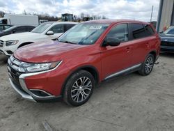 Salvage cars for sale at Duryea, PA auction: 2018 Mitsubishi Outlander ES