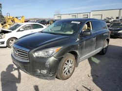 Salvage cars for sale at Kansas City, KS auction: 2014 Infiniti QX60