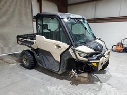 Salvage motorcycles for sale at Leroy, NY auction: 2023 Can-Am Defender Limited Cab HD10