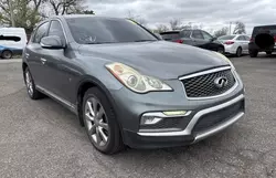 Salvage cars for sale at Oklahoma City, OK auction: 2016 Infiniti QX50