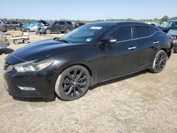 Salvage cars for sale at Houston, TX auction: 2017 Nissan Maxima 3.5S