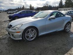 Salvage cars for sale at Graham, WA auction: 2009 Mercedes-Benz SLK 55 AMG