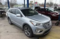 Salvage cars for sale at Kansas City, KS auction: 2013 Hyundai Santa FE Limited