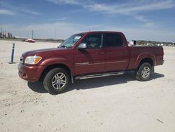 Salvage cars for sale at New Braunfels, TX auction: 2005 Toyota Tundra Double Cab SR5