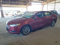 Salvage cars for sale at American Canyon, CA auction: 2017 Ford Fusion SE Hybrid