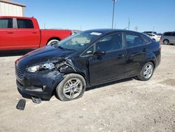 Salvage cars for sale at Temple, TX auction: 2017 Ford Fiesta SE