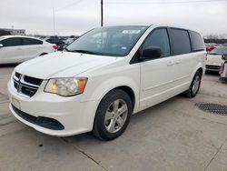 Salvage cars for sale at Grand Prairie, TX auction: 2013 Dodge Grand Caravan SE