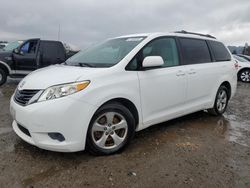 Salvage cars for sale at San Martin, CA auction: 2012 Toyota Sienna LE