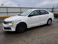 Salvage cars for sale at Dyer, IN auction: 2016 Volkswagen Jetta S