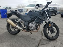 Salvage motorcycles for sale at North Las Vegas, NV auction: 2016 Honda CB300 F