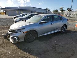 Salvage cars for sale at San Diego, CA auction: 2019 Honda Civic LX