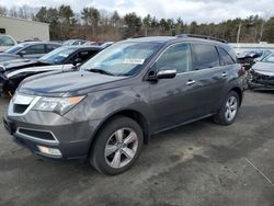 Salvage cars for sale at Exeter, RI auction: 2012 Acura MDX Technology