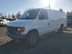 Salvage trucks for sale at Portland, OR auction: 2007 Ford Econoline E250 Van