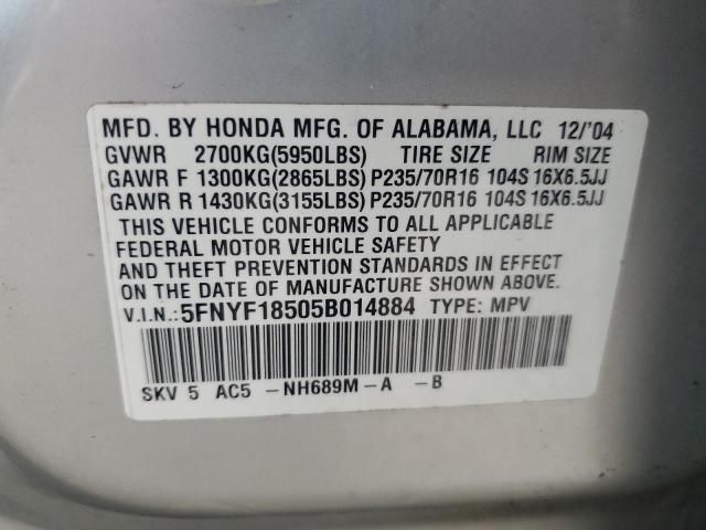 2005 Honda Pilot EXL