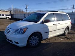 Salvage cars for sale at New Britain, CT auction: 2008 Honda Odyssey LX