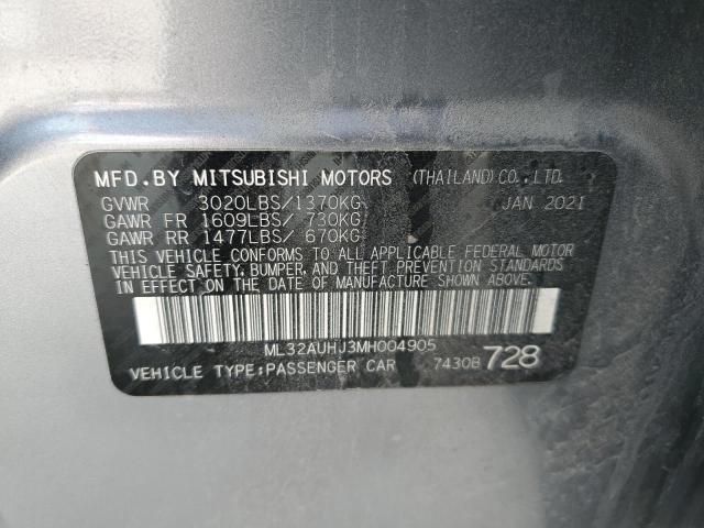 2021 Mitsubishi Mirage ES