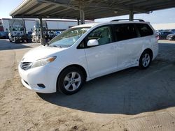 Salvage cars for sale at Hayward, CA auction: 2013 Toyota Sienna LE