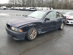 Salvage cars for sale at Glassboro, NJ auction: 2003 BMW 525 I