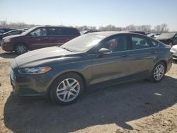 Salvage cars for sale from Copart Kansas City, KS: 2016 Ford Fusion SE