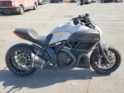 Salvage motorcycles for sale at Brookhaven, NY auction: 2015 Ducati Diavel