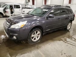 Salvage cars for sale from Copart Avon, MN: 2013 Subaru Outback 3.6R Limited