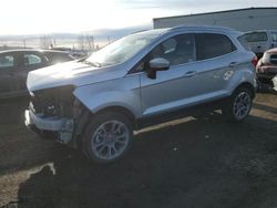 Salvage cars for sale at Rocky View County, AB auction: 2022 Ford Ecosport Titanium